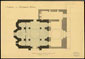 BRF Archive, Drawing, 1888-1890, Greece, Attica, Kaisariani Monastery, Katholicon, Ground Plan, Ink, Watercolour, Paper, Dimensions: 49x33,3 cm, Architects: R. Weir-Schultz, S. Barnsley, Unpublished.