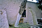 Church of Hagioi Anargyroi in Koropi. View from N. The huge buttresses that deform the church exterior are detected. (photograph: Chr. Kontogeorgopoulou)