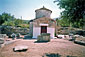 The ruins of the early Christian basilica in Porto-Germeno. During the middle Byzantine years, the church of the Virgin Mary (or Hagia Anna) visible on the photo was built on these ruins. View from W. (Photograph: Ch. Kontogeorgopoulou)